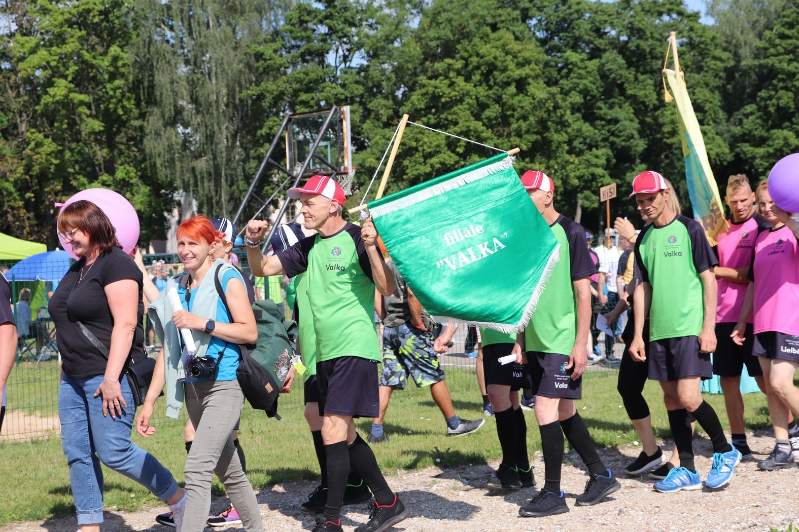 Sporta spēles “Ciemos pie zaķa” dalībnieki