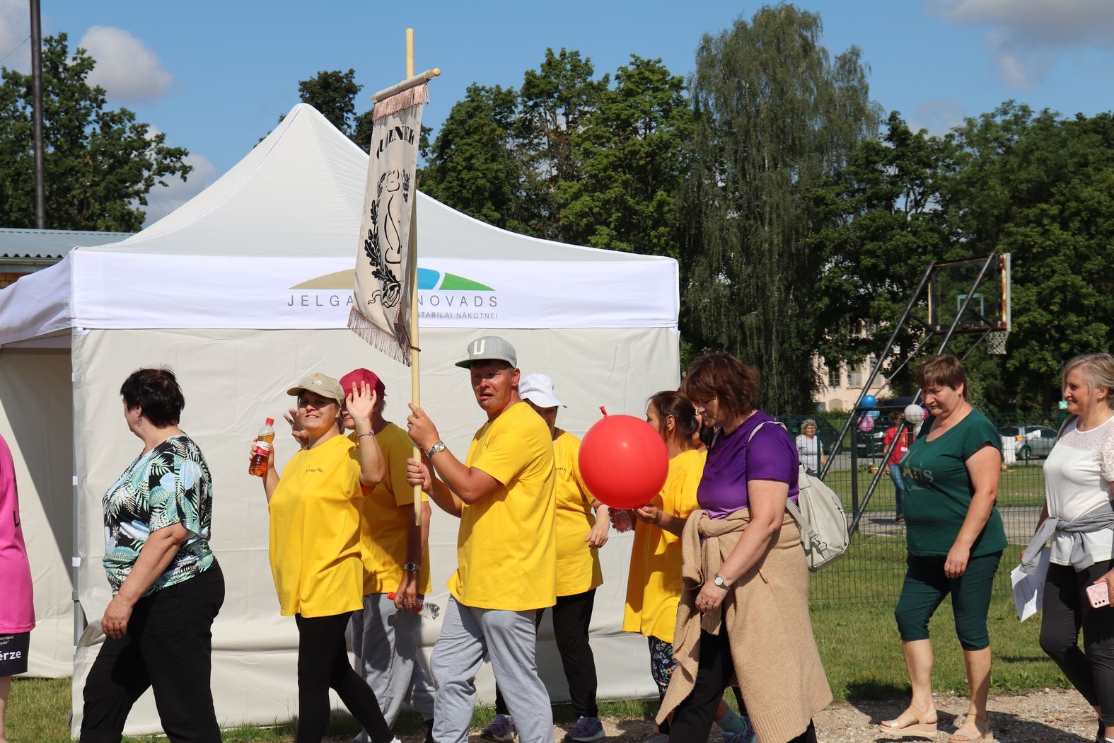 Sporta spēles “Ciemos pie zaķa” dalībnieki