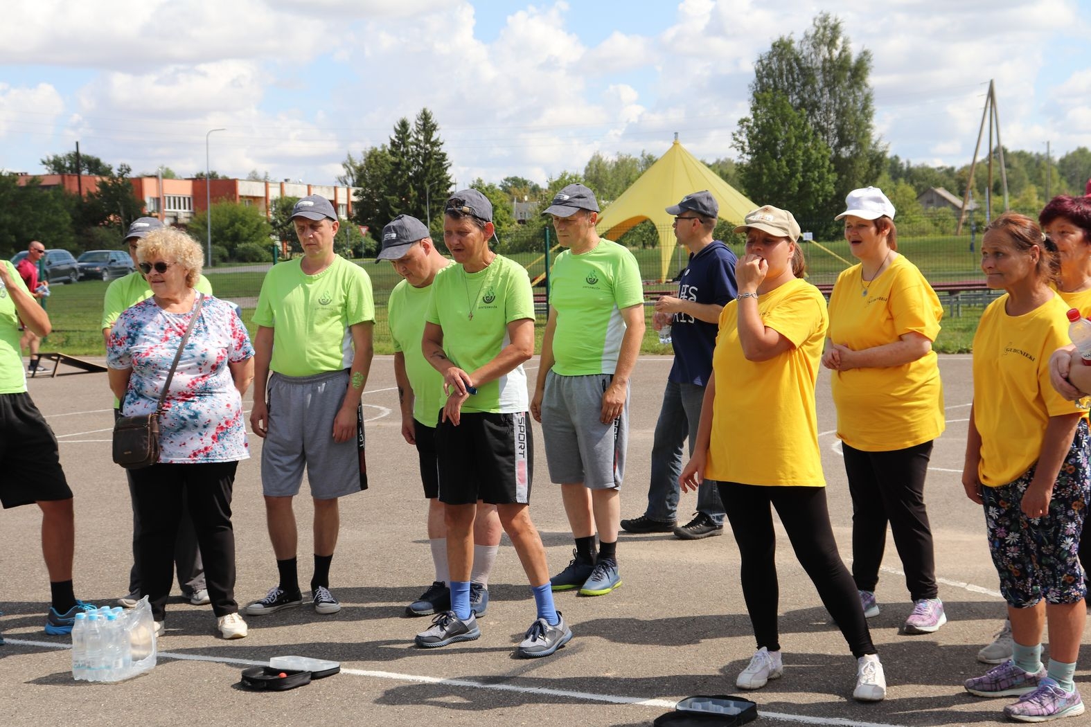 Sporta spēles “Ciemos pie zaķa” dalībnieki